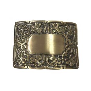 Irish Shamrock Kilt Belt Buckle