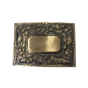 Scottish Thistle Design Kilt Belt Buckle